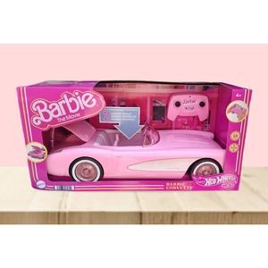 Barbie the Movie Hot Wheels RC Vehicle Pink Corvette Convertible NEW in BOX